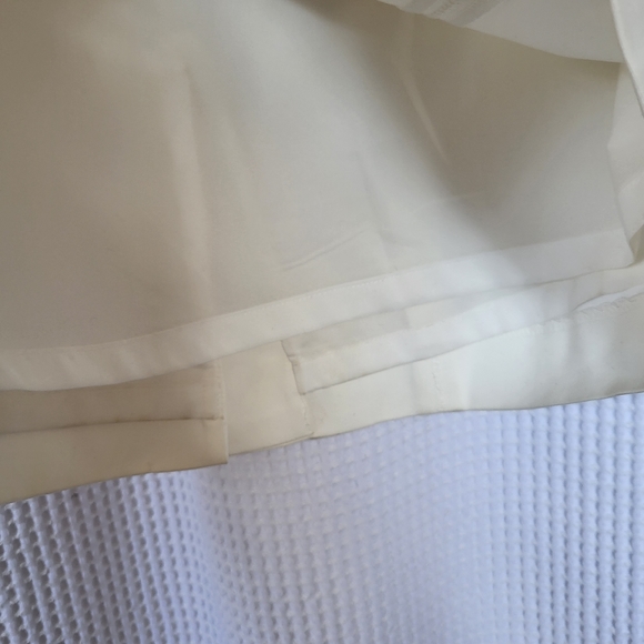 Club Monaco off-white skirt with grosgrain trim size 4 - Picture 5 of 6